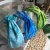 European and American Korean Style New Hair Accessories Tie-Dyed Headband Fashion Tie-Dyed Headband Cross-Knotted Headdress Female Wide Edge Wholesale