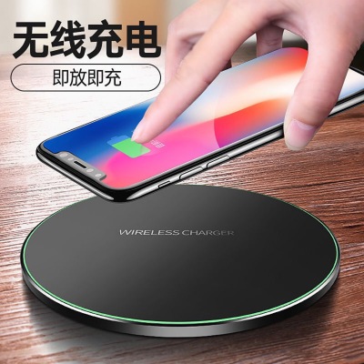 Wholesale Mirror Aluminum Alloy 15W Acrylic Qi Wireless Phone Charger 10W Wireless Charger for Apple 12