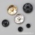 Supply Metal Copper Snap-Fastener Hand Sewing Hidden Hook Snap Button Hand Sewing Iron Snap Button Anti-Exposure Snap Fastener