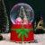 New Christmas Tree Santa Claus Crystal Ball Music Box Rotating Snow Resin Children's Christmas Gift Wholesale