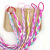 Summer Braided Wig Hair Rope Ribbon Dress up Party Hair Accessories Children Hair Braiding Ribbon Wig Braid Hair Ring Headdress