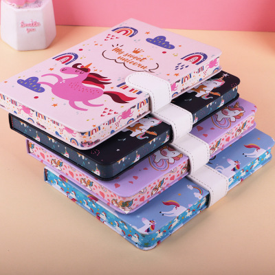 New Thickened Color Hem Magnetic Buckle Book Notebook Book Journal Book Wholesale Student Diary Book Notebook Stationery