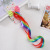 Cross-Border Unicorn Rainbow Wig Glitter Gradient Barrettes Hair Rope Hair Ring Children's Wig Bow Wig Barrettes