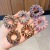 Korean 2021 New Three-Color Braid Rope Phone Line Hair Ring Female Ins Internet Celebrity Morandi Creative Contrast Color Rubber Band