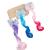 Ice Princess Children's Wig Hairpin Bow Snowflake Sha Princess Braid Dress up Gradient Mesh Floral Headdress