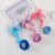 Children's Crown Headdress Cute Cute Wig Hairpin Ice Princess Headdress Braided Hair Gradient Bow Barrettes