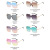 2022 New Foreign Trade Large Frame One-Piece Sunglasses Men's European and American Metal Eye Protection Bicycle Glass Sports Riding Sunglasses