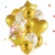 Cross-Border Hot Selling Factory Direct Sales 14PCs Bride-to-Be Metallic Confetti Latex Balloons Set