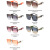 Foreign Trade Half-Frame H Sunglasses Women's European and American Goggles UV Protection Driving Sunglasses Men's Box Riding Too