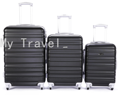 Luggage, Luggage Password Suitcase Luggage ABS Zipper Three-Piece Trolley Case