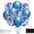 Cross-Border Hot Selling Factory Direct Sales 10PCs Chrome Confetti Latex Balloons Set