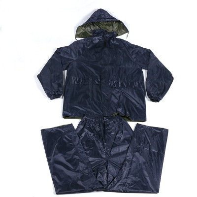 2019 Factory Direct Sales New Raincoat Split Raincoat Thickened Raincoat Men and Women Adult Patrol Security Rain Pants Suit