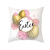 Colorful Easter Pillow Cover Rabbit Egg Printing Series Peach Skin Fabric Cross-Border Home Throw Pillowcase Sofa Cushion