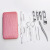 Facial Care Eye-Brow Knife Nail Scissors Pimple Pin Nail Clippers Pedicure Manicure Beauty Kits Five-Piece Set