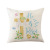 Watercolor Striped Easter Pillow Cover Amazon Cross-Border Linen Home Printing Throw Pillowcase Rabbit Series Cushion