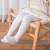 Spring and Autumn Children's Pantyhose Same Style with Little Seven Big Bottom White Cotton Baby Stockings Jumpsuit Knitted Girl