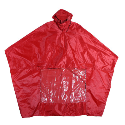 2019 Factory Direct Sales Electric Motorcycle Raincoat plus-Sized Large Polyester Electric Car Single Poncho Adult Windproof Rain Gear