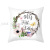 Amazon Cross-Border Easter Pillow Cover Peach Skin Fabric Watercolor Printing Rabbit Egg Throw Pillowcase Home Cushion