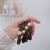 Korean Style Simple New Alloy Color-Preserving Electroplating Gold Ball Small Intestine Hair Band Fashion Simple Hair Ring Rubber Band