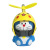 Doraemon Car Decoration Electric Car Decorative Accessories Small Yellow Duck Breaking Wind Duck Car Helmet Bamboo Dragonfly