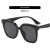 New Black Gray Large Rim Sunglasses Outdoor Stylish and Lightweight Men's Women's Sunglasses UV Protection Sunglasses