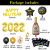 Cross-Border New Arrival 2022 New Year Balloon Combo Package New Year Theme Party Background Decoration Balloon