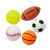 Factory Direct Sales Pet Toy Vinyl Sounding Rugby Football Dog Training Baseball Sport Ball Toy Set