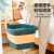 Japanese Style Foot Bath Barrel Foldable Silicone Foot Bath Tub Household Portable Massage Foot Barrel Fishing Car Washing Bucket Convenient