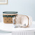 Fashion Simple Pp Hollow Storage Basket Bathroom Waterproof Desktop Cosmetics Small Basket Thick Oval Storage Basket