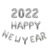 Hello 2022 New Year Party Decoration Happy New Year Set Happy New Year Aluminum