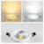 Akkostar 25 Inch-5W Led White Light Glass Downlight-6500k