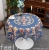 120cm round Tablecloth Printed Tablecloth Waterproof Heat Proof and Oil-Proof Disposable PVC Tablecloth
