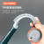 Tiktok Same Style Punch-Free Hydraulic Long Handle Toilet Brush Wall-Mounted Liquid Filling Toilet Brush Bathroom Cleaning Brush