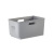 Japanese Office File Storage Basket Plastic Pp Pure White Stackable Storage Basket Kindergarten Toys Storage Basket