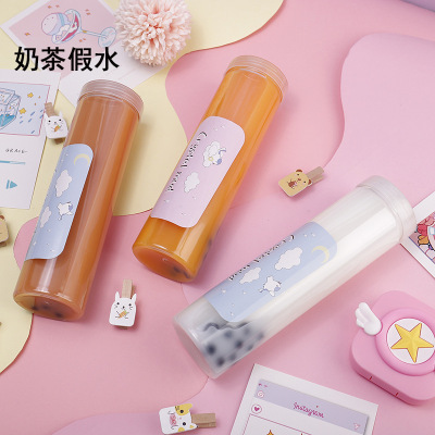 Large Long Milk Tea Fake Water Internet Celebrity Fake Cement Transparent Fake Water Mermaid Fantasy Girl Fake Water Glue Colored Clay Manufacturer