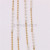 Golden Bold O-Shaped Chain Elegant Stringed Pearls Jewelry Chain Accessories DIY Decoration Copper Chain