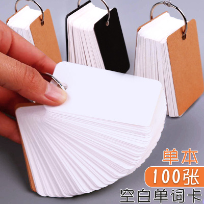 Creative Thickening Blank DIY Graffiti Rounded Small Card Color Words Card Box-Packed Note Card Message Card