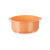 Double Layer with Lid Transparent Drain Basket Plastic Pet Dustproof Drain Box Kitchen Fruit and Vegetable Cleaning Basket