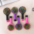 Hot-Selling New Arrival Multi-Functional Mirror Beauty Hair Care Comb Anti-Static Two-in-One with Mirror Rainbow Comb Spot