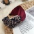 2021 New Retro Bronzing Crossed Headband Korean Style Contrast Color Twist Cloth Hairpin Simple Ladies Hair Band