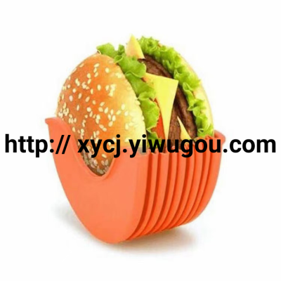 Popular Hamburger Clip Cross-Border Supply Sandwich Clip Sanitary Retractable Contact-Free Hamburger Fixed Box