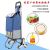 Shopping Cart Luggage Trolley Portable Shopping Cart Climbing Folding Small Trailer Trolley for the Elderly Lever Car