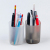 Creative Stylish and Versatile Pen Holder Pen Holder Desktop Storage Box round Frosted Pen Holder Student Desk Pen Holder