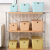 Multifunctional Plastic Storage Box Student Dorm Sundries Storage Box Household Dustproof with Cover Snack Toy Storage Basket