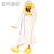 Funny Internet Celebrity Sand Carving Duck Pajamas Sleeping Bag with Duck Shoes Thickened Flannel Nightgown Blanket Cute Duck Couple's Clothes