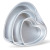 4-Inch Thickened Heart-Shaped Straight Solid Sole Marking Cake Mold (Anode) Aluminum-Alloy Baking Tray Bread 1mm Thick