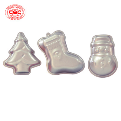 Export Foreign Trade Baking Equipment 3D Stereo Christmas Cookie Mold Carbon Steel
