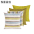 Striped Plaid Linen Pillow Cover Green Pillow Cushion Cover Amazon Simple Sofa and Bedside Solid Color Cushion Case