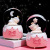 Original Good Night Baby Crystal Ball Music Box Colorful Light Music Automatic Snow Children Girls Birthday Gifts Spot