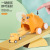 Tiktok Same Style Children's Cartoon Cute Pet Catapult Car Mother Inertial Vehicle Girl Education Baby Toy Car Boy